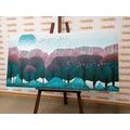 CANVAS PRINT JUNGLE IN A MODERN DESIGN - PICTURES OF NATURE AND LANDSCAPE - PICTURES