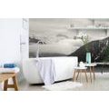 SELF ADHESIVE WALL MURAL WINTER LANDSCAPE IN BLACK AND WHITE - SELF-ADHESIVE WALLPAPERS - WALLPAPERS