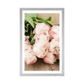 POSTER WITH MOUNT ROMANTIC BOUQUET - FLOWERS - POSTERS