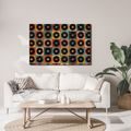 WANDBILD RETRO-VINYLPLATTEN - MUSIKBILDER - BILDER