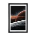 POSTER WITH MOUNT PLANETS IN THE GALAXY - UNIVERSE AND STARS - POSTERS