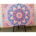 WANDBILD HYPNOTISCHES MANDALA - BILDER MIT FENG SHUI-MOTIVEN - BILDER