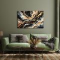 OBRAZ ZLATÝ CHAOS - OBRAZY ABSTRAKTNÍ TVARY - OBRAZY