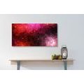 CANVAS PRINT MANDALA WITH A GALACTIC BACKGROUND - PICTURES FENG SHUI - PICTURES