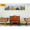 CANVAS PRINT SET HISTORICAL MONUMENTS - SET OF PICTURES - PICTURES