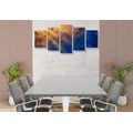 5-PIECE CANVAS PRINT MAGICAL BUBBLES - ABSTRACT PICTURES - PICTURES