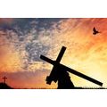 CANVAS PRINT CROSS ON THE SHOULDERS - PICTURES OF ANGELS - PICTURES