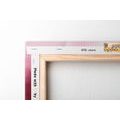 CANVAS PRINT PINK MARBLE - MARBLE PICTURES - PICTURES