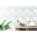 SELF ADHESIVE WALLPAPER ANIMALS AROUND FLOWERS IN GREEN - SELF-ADHESIVE WALLPAPERS - WALLPAPERS