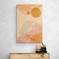 WANDBILD MODERNE MUSTER PEACH FUZZ - WANDBILDER ABSTRAKTE FORMEN - BILDER