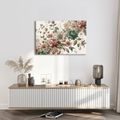 TABLEAU SUR TOILE – FLEURS DOUCES EN TONS PASTEL - TABLEAUX - 🔥 VENTE TOTALE