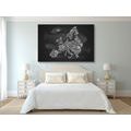 CANVAS PRINT MODERN MAP OF EUROPE - PICTURES OF MAPS - PICTURES