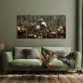 5-TEILIGES WANDBILD BLUMENHARMONIE - BILDER BLUMEN - BILDER