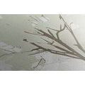 CANVAS PRINT TREE IN A MINIMALISTIC SPIRIT - PICTURES OF TREES AND LEAVES - PICTURES