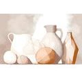 CANVAS PRINT ARTISTIC STILL LIFE - PICTURES OF VASES - PICTURES