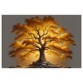 WANDBILD LEUCHTENDER LEBENSBAUM - BILDER BÄUME DES LEBENS - BILDER