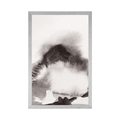 POSTER JAPANESE MOUNTAIN - BLACK AND WHITE - POSTERS