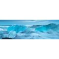 CANVAS PRINT ICE FLOES - PICTURES OF NATURE AND LANDSCAPE - PICTURES