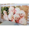 CANVAS PRINT ROMANTIC BOUQUET OF FLOWERS - PICTURES FLOWERS - PICTURES