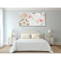 CANVAS PRINT LUXURY FLORAL JEWELRY - ABSTRACT PICTURES - PICTURES