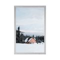 POSTER COTTAGE IN SNOWY NATURE - NATURE - POSTERS