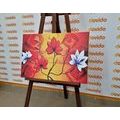 CANVAS PRINT FLOWERS IN ETHNIC STYLE - ABSTRACT PICTURES{% if product.category.pathNames[0] != product.category.name %} - PICTURES{% endif %}