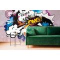 SELF ADHESIVE WALLPAPER BLUE GRAFFITI EYE - SELF-ADHESIVE WALLPAPERS - WALLPAPERS