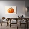 QUADRO SU TELA – ZUCCA ARANCIONE IN DETTAGLIO - QUADRI HALLOWEEN E HORROR - STAMPE E QUADRI