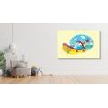 CANVAS PRINT ADVENTURE ON A BOAT - CHILDRENS PICTURES - PICTURES