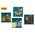 CANVAS PRINT SET FAIRYTALE WORLD - SET OF PICTURES - PICTURES