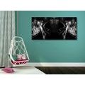 CANVAS PRINT FAITH IN JESUS IN BLACK AND WHITE - BLACK AND WHITE PICTURES - PICTURES