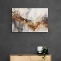 CANVAS PRINT BROWN-GRAY MARBLE - MARBLE PICTURES - PICTURES