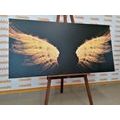 CANVAS PRINT GOLDEN ANGEL WINGS - PICTURES OF ANGELS{% if product.category.pathNames[0] != product.category.name %} - PICTURES{% endif %}