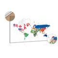 PICTURE ON CORK WORLD MAP WITH FLAGS WITH WHITE BACKGROUND - PICTURES ON CORK{% if kategorie.adresa_nazvy[0] != zbozi.kategorie.nazev %} - PICTURES{% endif %}