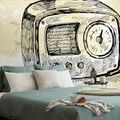 SELF ADHESIVE WALLPAPER RETRO ELECTRONICS - SELF-ADHESIVE WALLPAPERS - WALLPAPERS