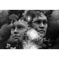 CANVAS PRINT VIRTUAL MIND IN BLACK AND WHITE - BLACK AND WHITE PICTURES - PICTURES