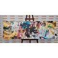 CANVAS PRINT UNIQUE GRAFFITI ART - ABSTRACT PICTURES{% if product.category.pathNames[0] != product.category.name %} - PICTURES{% endif %}