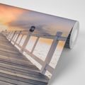 WALL MURAL OLD WOODEN PIER - WALLPAPERS NATURE - WALLPAPERS