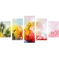 5-PIECE CANVAS PRINT ABSTRACT NATURE - ABSTRACT PICTURES{% if product.category.pathNames[0] != product.category.name %} - PICTURES{% endif %}
