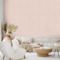 FOTOTAPETA JEMNÉ RŮŽOVÉ GEOMETRICKÉ VZORY - VZOROVANÉ TAPETY - TAPETY