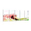 5-PIECE CANVAS PRINT ABSTRACTION OF THE LOW TATRAS - ABSTRACT PICTURES{% if product.category.pathNames[0] != product.category.name %} - PICTURES{% endif %}