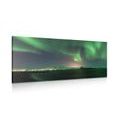 CANVAS PRINT UNUSUAL GREEN GLOW - PICTURES OF NATURE AND LANDSCAPE - PICTURES