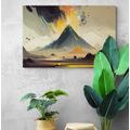 CANVAS PRINT ACTIVE VOLCANO - PICTURES MOUNTAINS - PICTURES