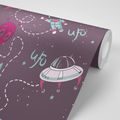 SELF ADHESIVE WALLPAPER FRIENDLY ALIEN - SELF-ADHESIVE WALLPAPERS - WALLPAPERS