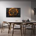 WANDBILD LEBENSBAUM IM FEUER - BILDER BÄUME DES LEBENS - BILDER
