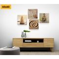 BILDER-SET FENG SHUI IN BEIGE - BILDERSETS - BILDER