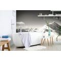 SELF ADHESIVE WALL MURAL SNOWY BLACK AND WHITE MOUNTAINS - SELF-ADHESIVE WALLPAPERS - WALLPAPERS