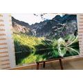 CANVAS PRINT SEA EYE IN THE TATRAS - PICTURES OF NATURE AND LANDSCAPE - PICTURES