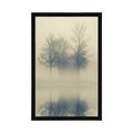 AFFICHE ARBRES DANS LE BROUILLARD - NATURE - AFFICHES