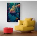 IMPRESSION SUR TOILE DIABLE DE MER SURRÉALISTE - IMPRESSIONS SUR TOILE MONDE SOUS-MARIN - IMPRESSION SUR TOILE